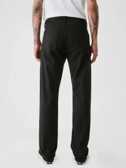 Jeans|Gap - City Stretch Jeans in Straight Fit Zwart