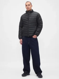 Jassen En Jacks*Gap - ColdControl Shower Resistant Puffer Jacket Zwart