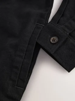 Shirts|Jassen En Jacks*Next - Geborsteld overshirt (3-16jr) Zwart