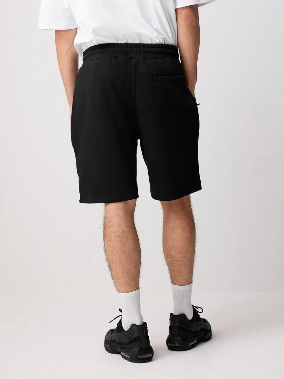 Shorts*Next - Geborstelde jersey shorts met ritszakken Zwart