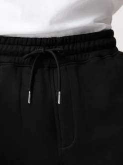Shorts*Next - Geborstelde jersey shorts met ritszakken Zwart