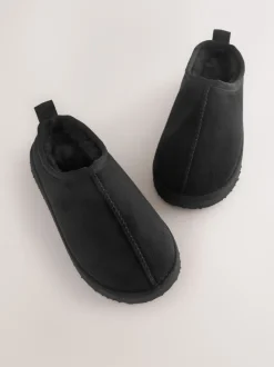 Pantoffels*Next Zwart - Gemakkelijke pantoffelmuiltjes