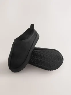 Pantoffels*Next Zwart - Gemakkelijke pantoffelmuiltjes