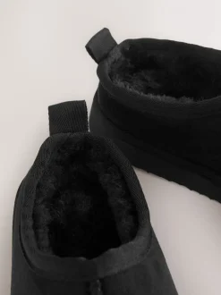 Pantoffels*Next Zwart - Gemakkelijke pantoffelmuiltjes