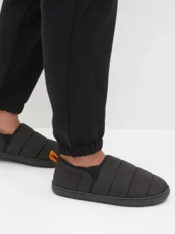 Pantoffels|Loungewear|Next Zwart - Gewatteerde pantoffels