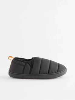 Pantoffels|Loungewear|Next Zwart - Gewatteerde pantoffels