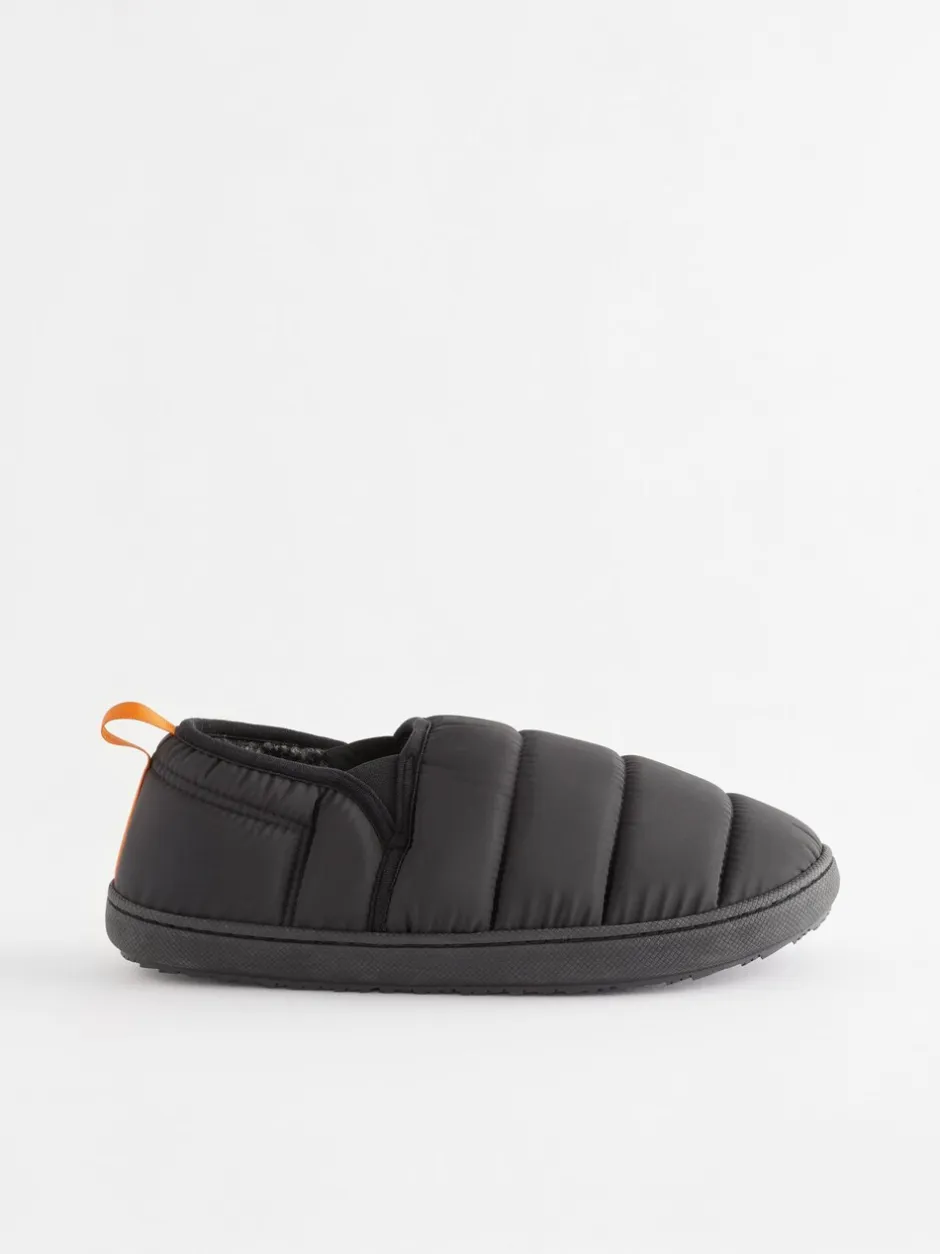 Pantoffels|Loungewear|Next Zwart - Gewatteerde pantoffels