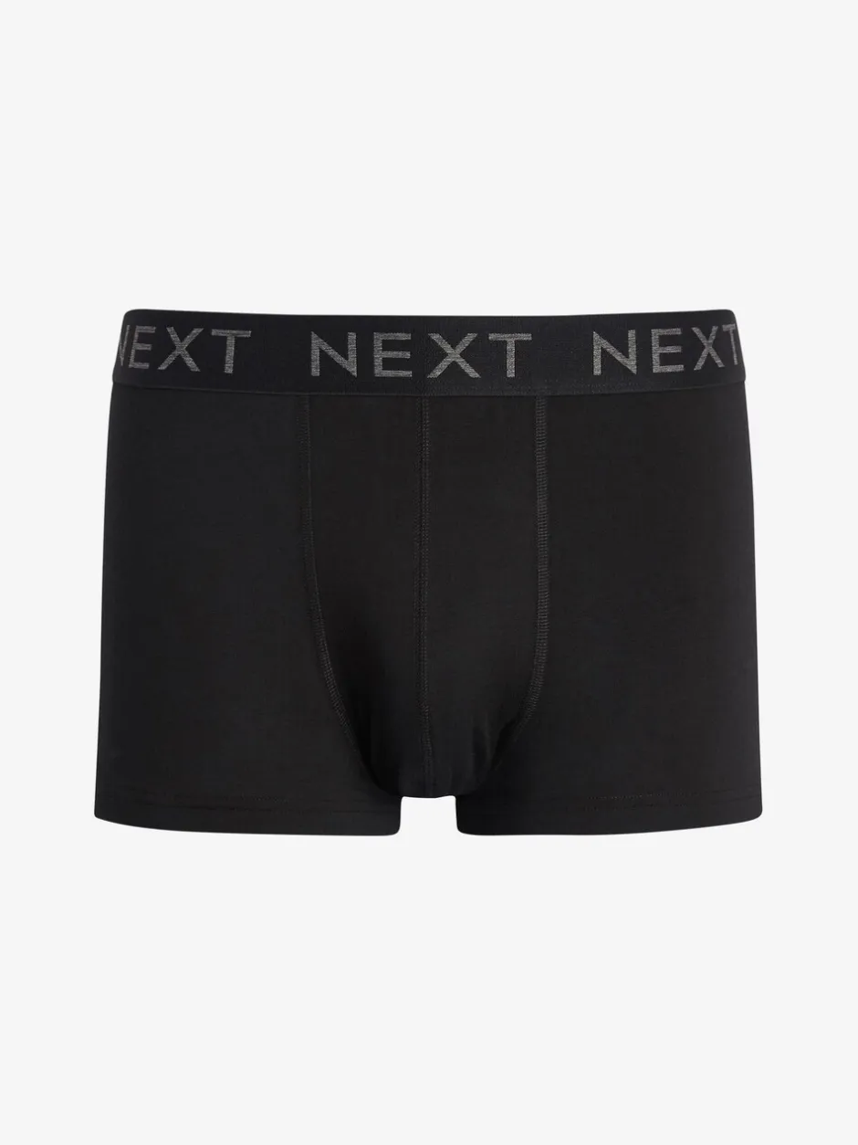 Ondergoed|Ondergoed|Next Zwart - Hipster boxers van katoenrijke mix