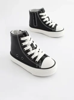 Sneakers|Next Zwart - Hoge sneakers