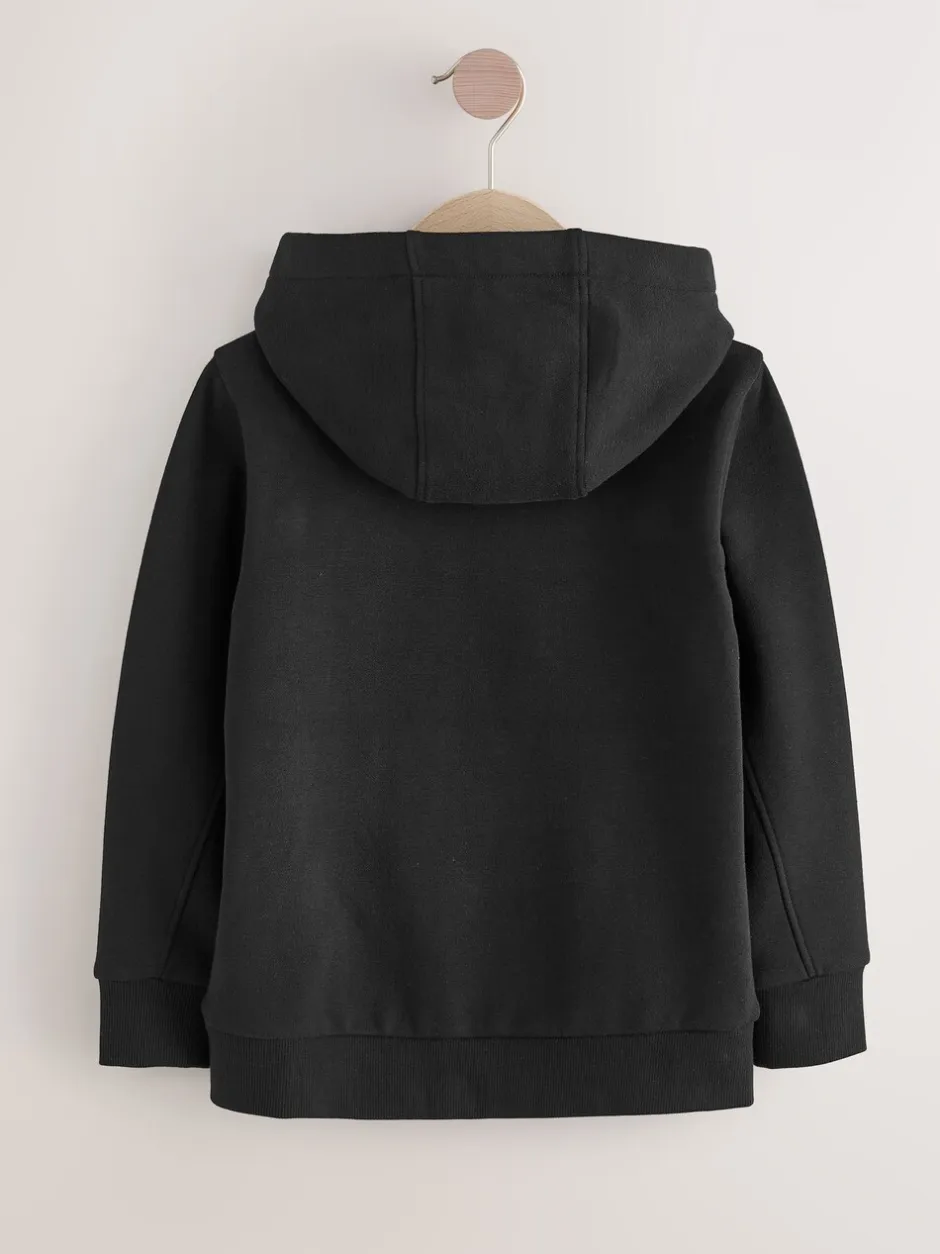 Sweaters En Hoody´S|Next - Hoodie met logo en ritssluiting (3-16jr) Zwart