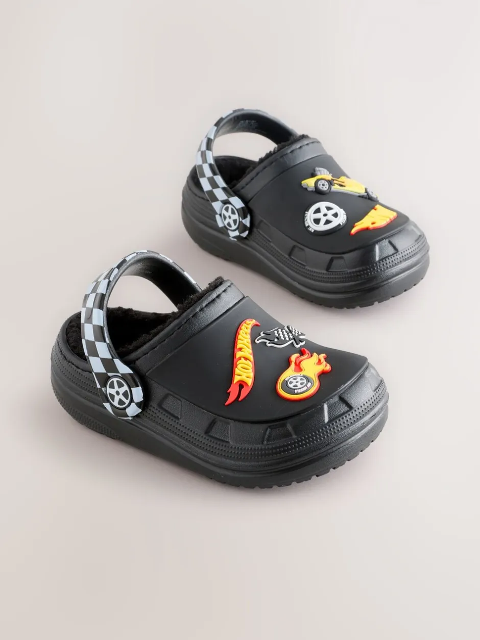 Pantoffels*Next Zwart - Hot Wheels Slipper Clogs