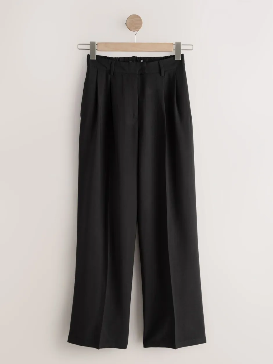Broeken|Kostuums En Werkkleding|Next Zwart - Hourglass Wide Leg Tailored Trousers