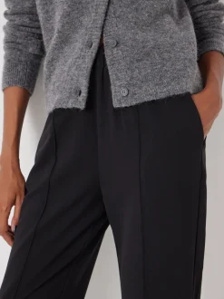 Kostuums En Werkkleding|Hush - slim-fit pak broeken met elastische taille Zwart