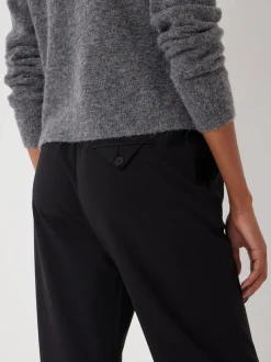 Kostuums En Werkkleding|Hush - slim-fit pak broeken met elastische taille Zwart