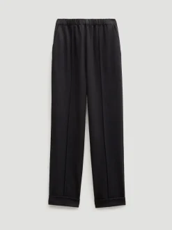 Kostuums En Werkkleding|Hush - slim-fit pak broeken met elastische taille Zwart