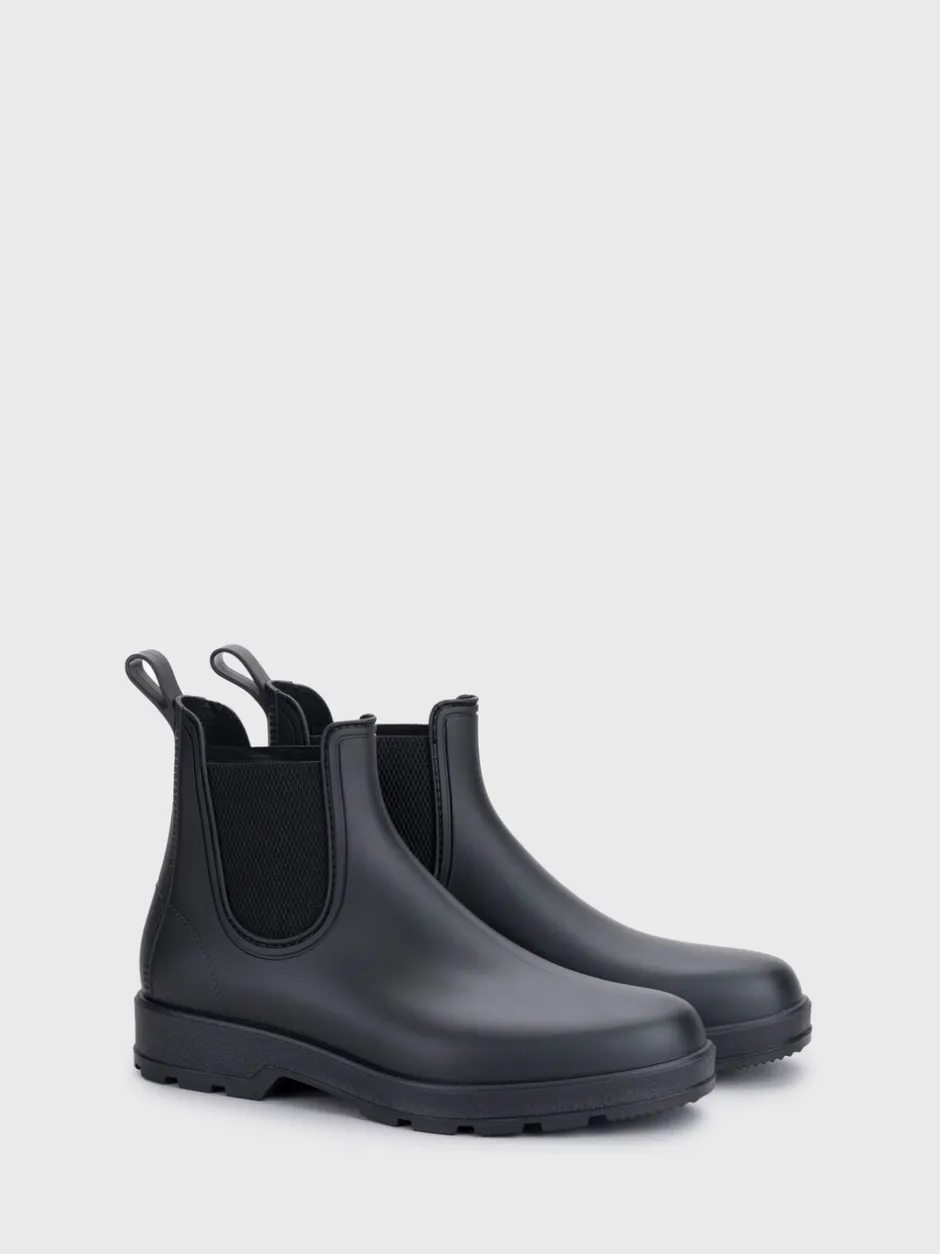 Laarzen*Igor - Oscar Ankle Black Wellies Zwart