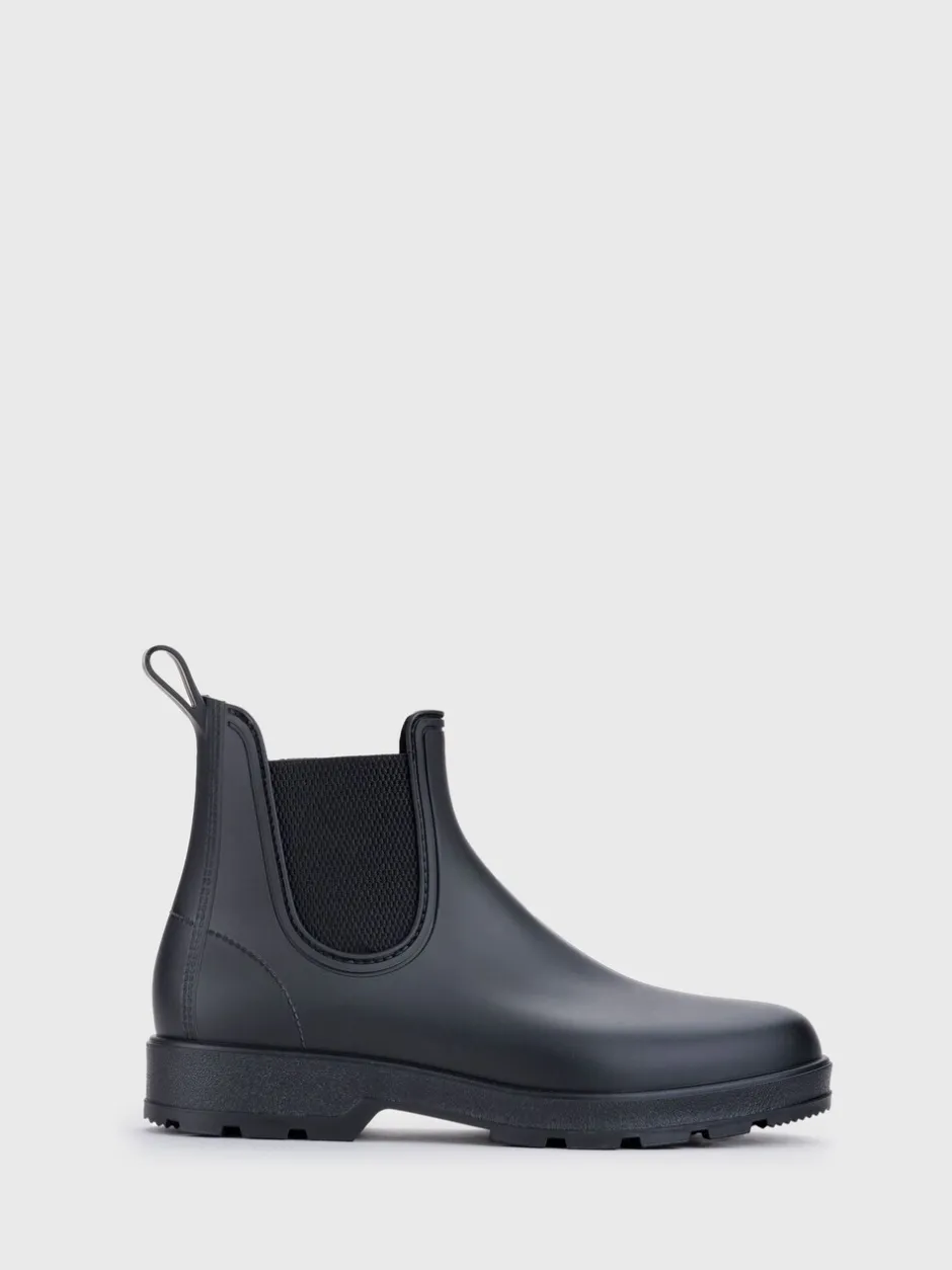 Laarzen*Igor - Oscar Ankle Black Wellies Zwart