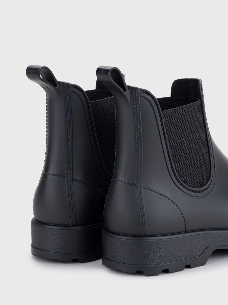 Laarzen*Igor - Oscar Ankle Black Wellies Zwart