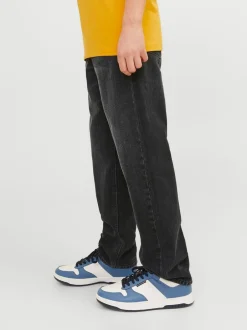 Jeans*JACK & JONES JUNIOR - Chris Relaxed Fit Black Jeans Zwart