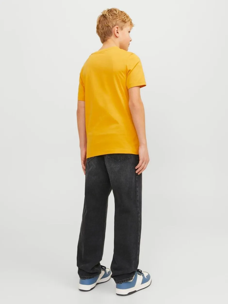 Jeans*JACK & JONES JUNIOR - Chris Relaxed Fit Black Jeans Zwart