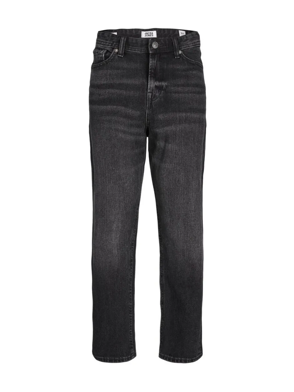 Jeans*JACK & JONES JUNIOR - Chris Relaxed Fit Black Jeans Zwart
