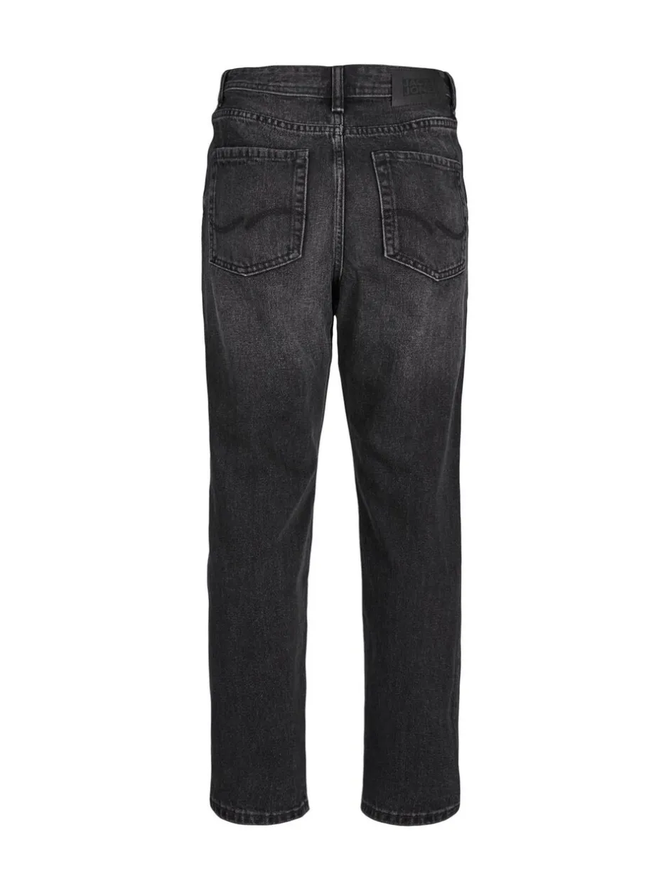 Jeans*JACK & JONES JUNIOR - Chris Relaxed Fit Black Jeans Zwart
