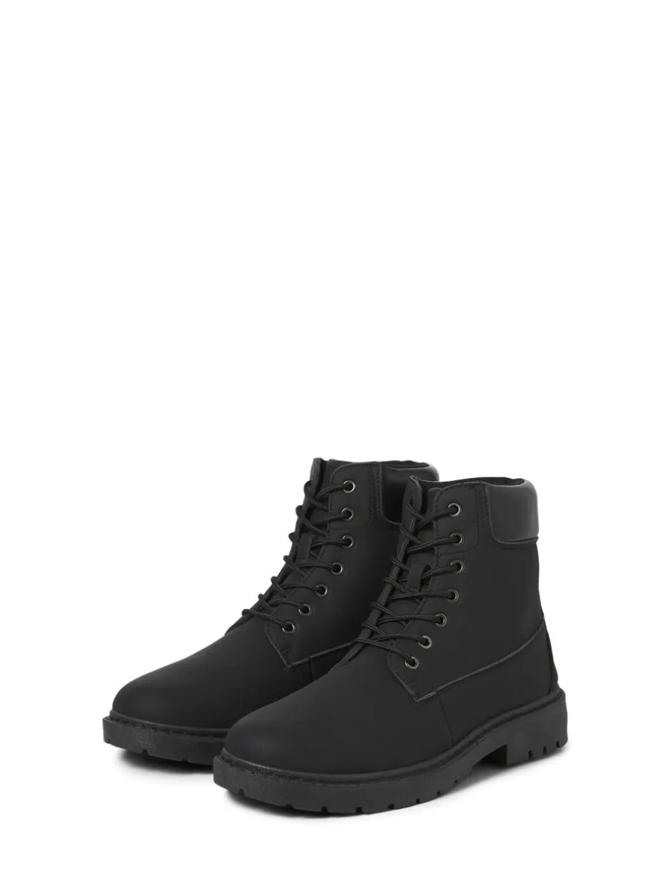 Boots|JACK & JONES - Lace Up Ankle Boots Zwart