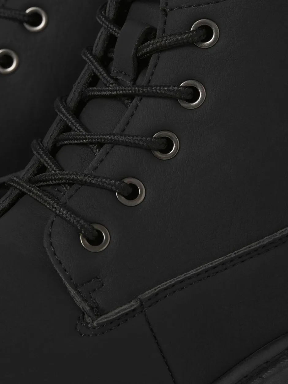 Boots|JACK & JONES - Lace Up Ankle Boots Zwart