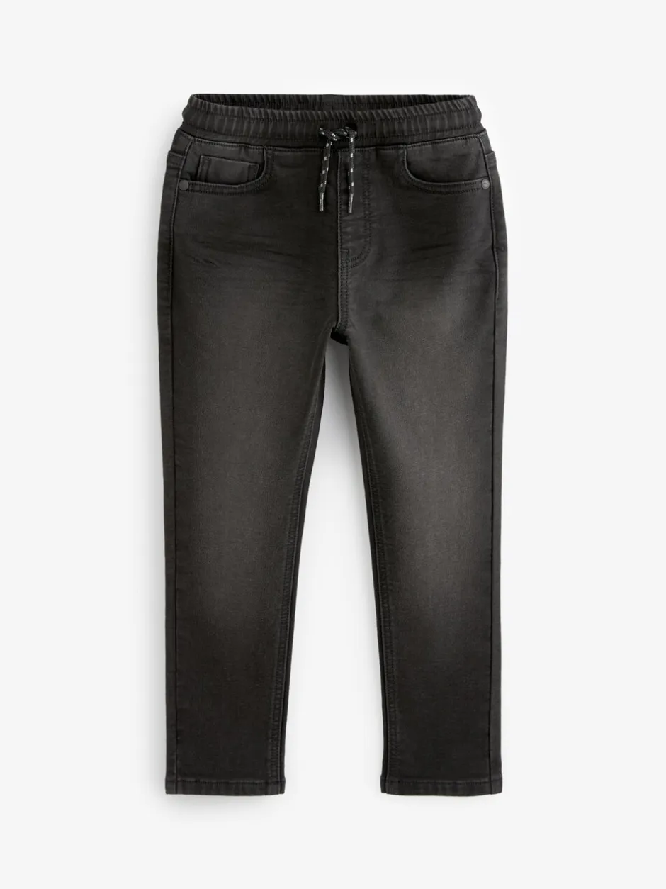 Jeans*Next - Jeans met stretch en elastische taille (3-16 jr) Zwart