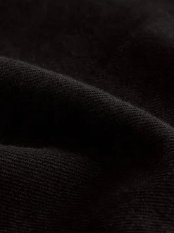 Jeans|Next - Jeans met wijde pijpen en opgestikte zakken Zwart