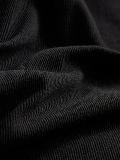 Jeans*Next Zwart - Jersey denim broek met wijde pijpen