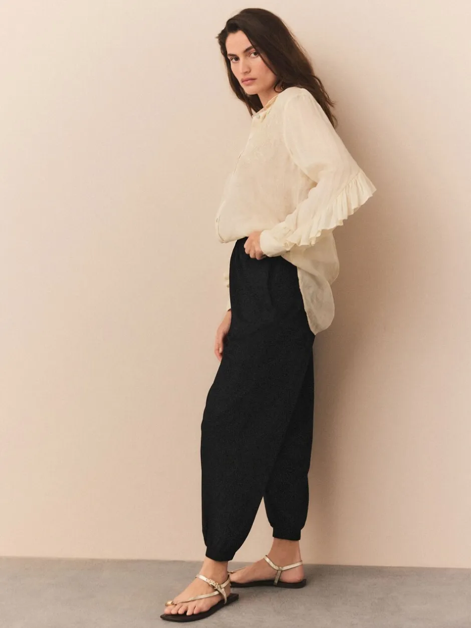 Leggings En Joggingbroeken|Next - Jersey Harem Joggers Zwart