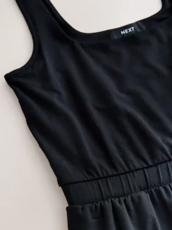 Jumpsuits En Playsuits|Next - Jersey jumpsuit Zwart