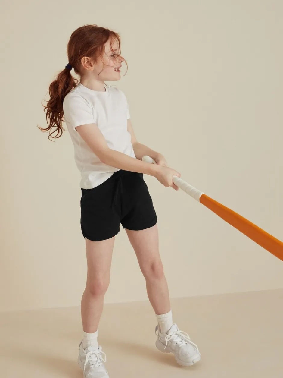 Schoolkleding|Shorts En Rokken|Next - Jersey short (3-16 jr) Zwart