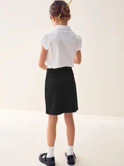 Shorts En Rokken*Next - Jersey stretch schoolkokerrok met aantrekkoord (3 - 18 jr) Zwart