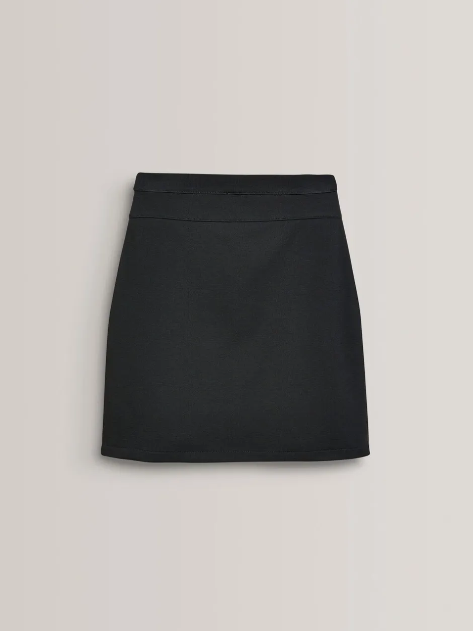 Shorts En Rokken*Next - Jersey stretch schoolkokerrok met aantrekkoord (3 - 18 jr) Zwart