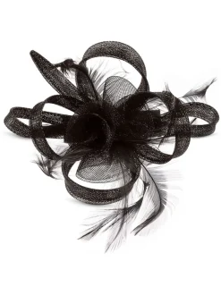 Haaraccessoires|Jon Richard - - Kleine fascinator Zwart