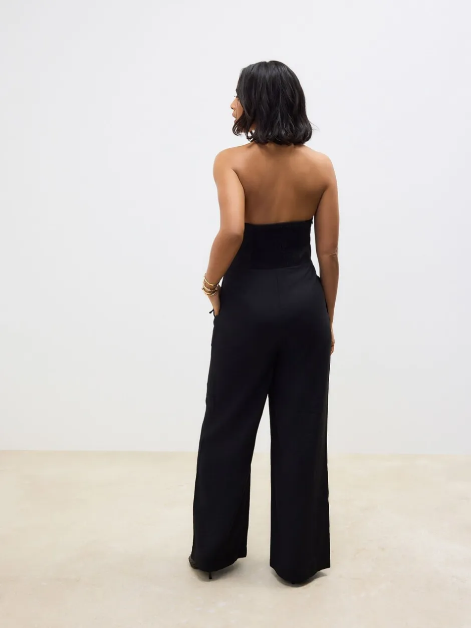 Jumpsuits En Playsuits*Next - Jumpsuit met halterhals Zwart