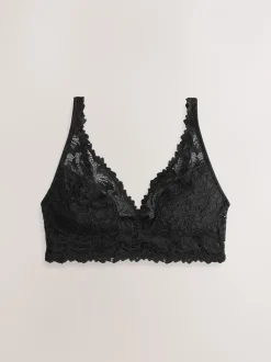 Beha's|Next - Kanten ultieme comfortabele beha Zwart