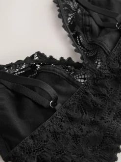 Beha's|Next - Kanten ultieme comfortabele beha Zwart