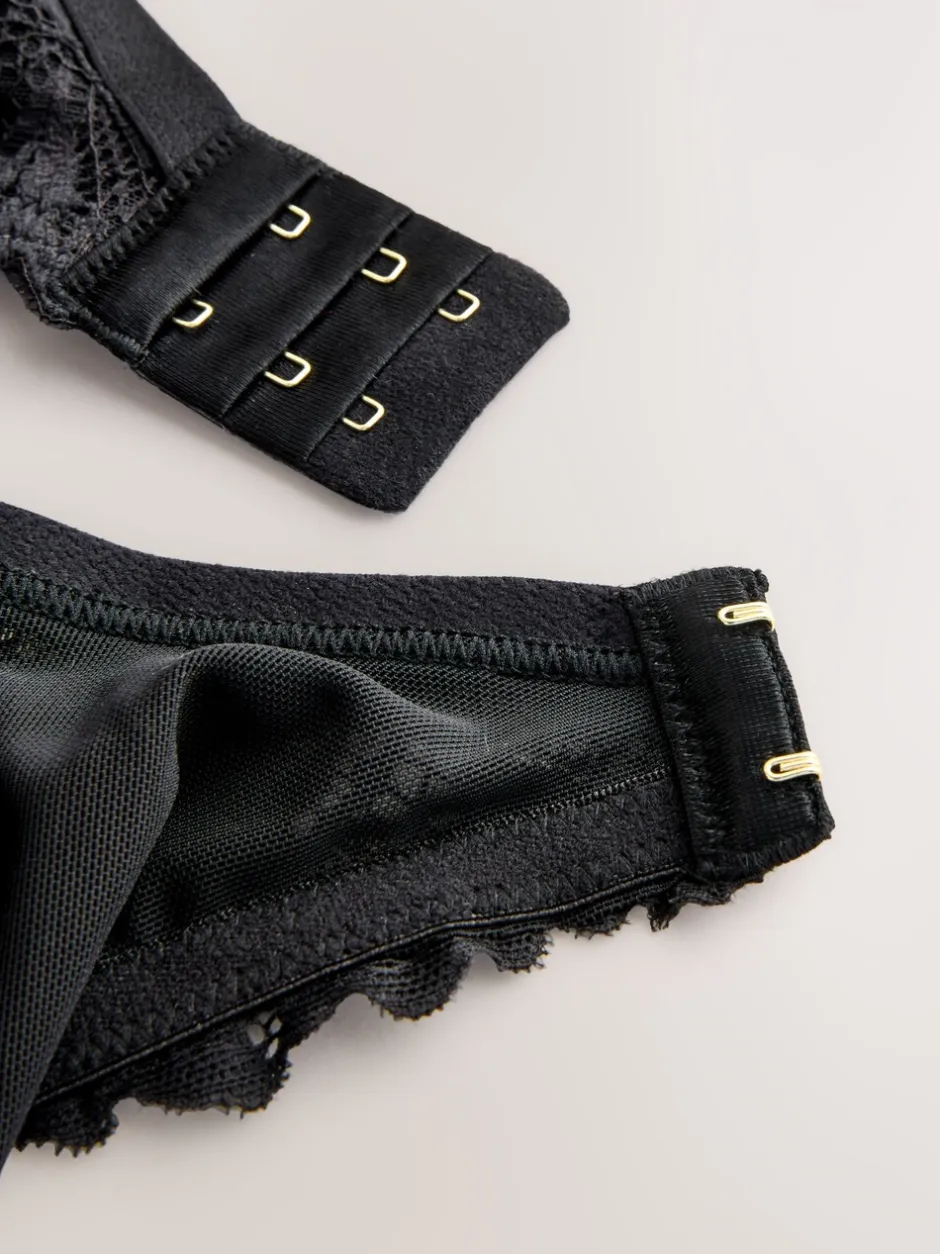 Beha's*Next - Kanten ultieme comfortabele beha Zwart