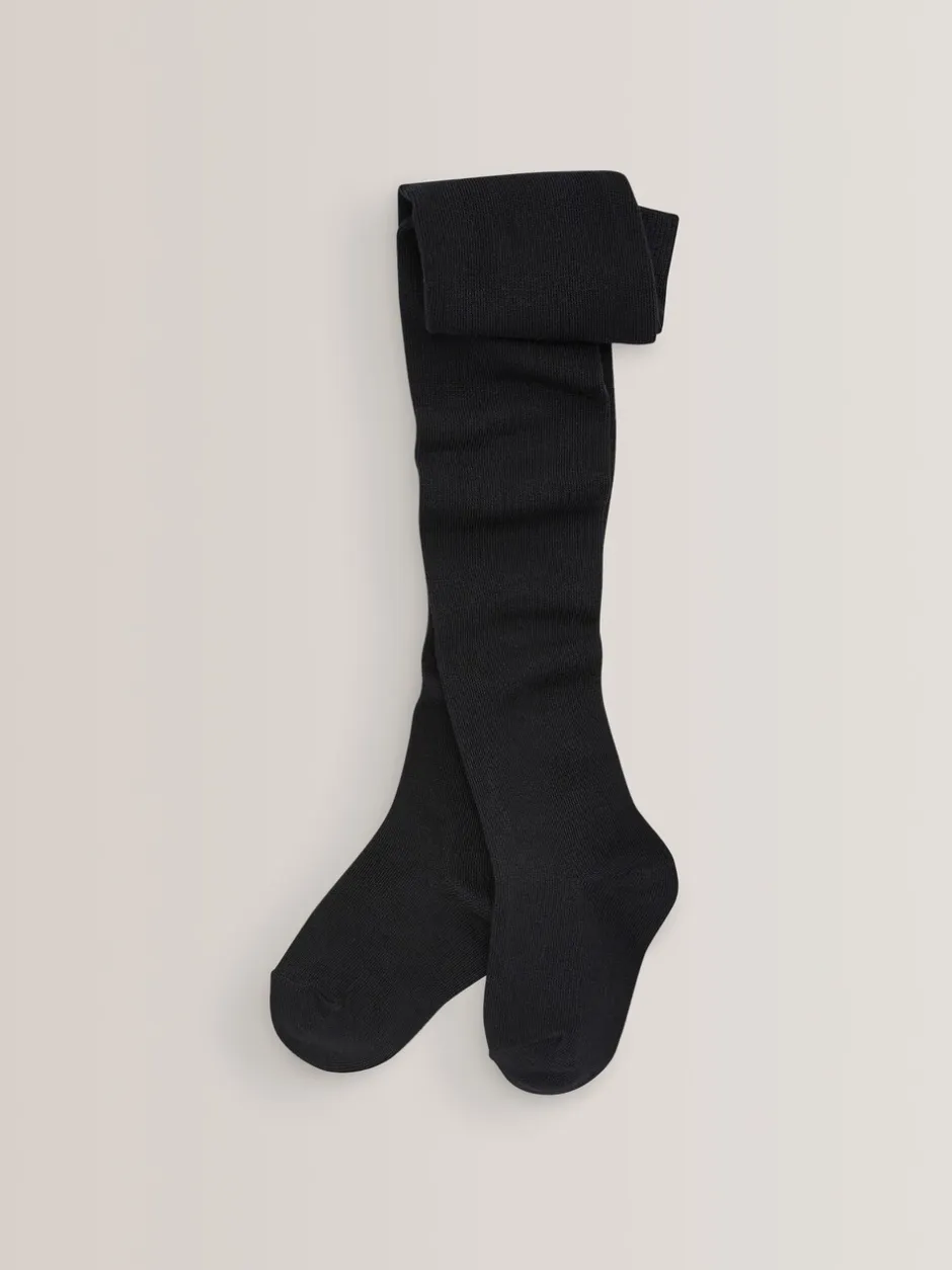 Sokken En Panty's|Sokken En Panty's|Next - Katoenrijke schoolmaillots Zwart