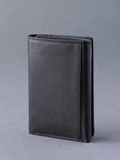 Portemonnees|Lakeland Leather - Bowston portemonnee met opvouwbaar ontwerp Zwart