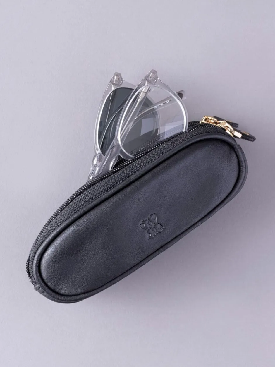 Zonnebril|Lakeland Leather Zwart - dubbele brillenkoker