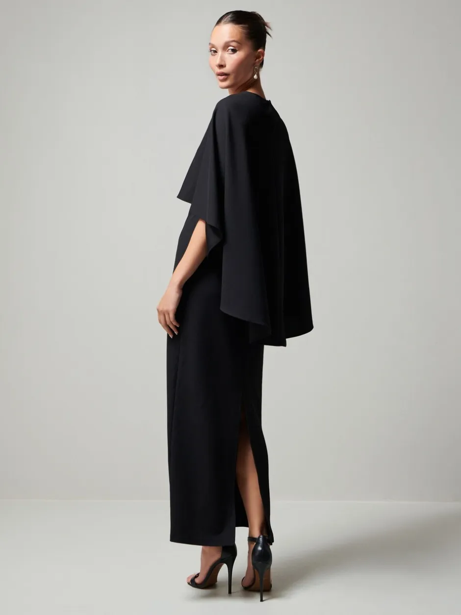Gelegenheidskleding*Next Zwart - Lange jurk met cape