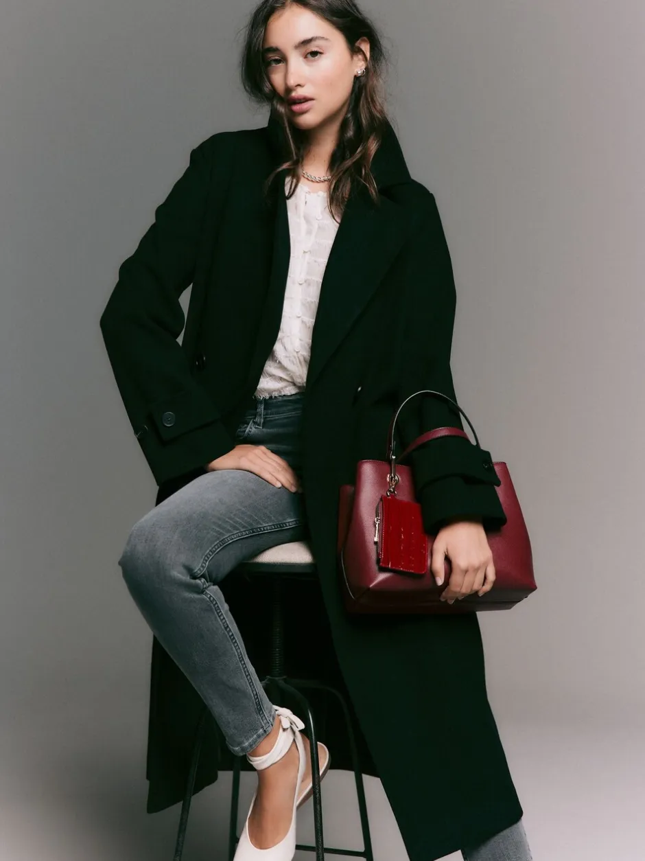 Jassen En Jacks*Next - Lange maxi-jas Zwart