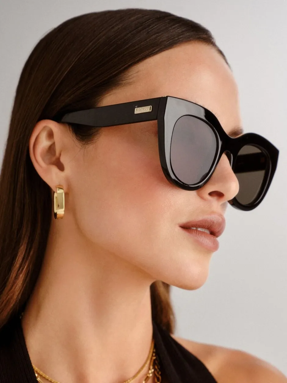 Zonnebril*Le Specs - Air Heart Sunglasses Zwart