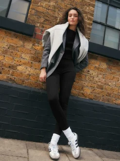 Leggings En Joggingbroeken*Next - Legging van ponte-stof Zwart