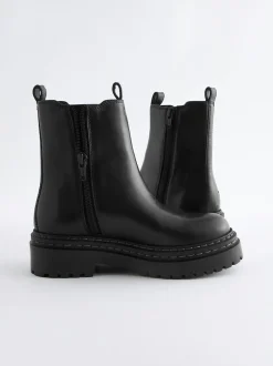 Boots*Next Zwart - Leren Chunky Chelsea Boots