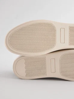Schoenen|Next - Leren sneakers Zwart